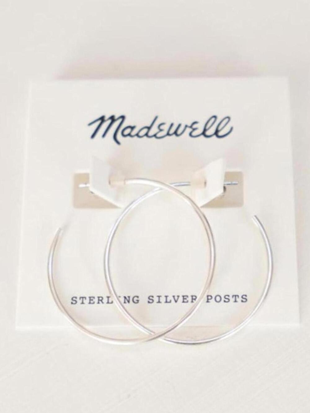 Madewell Medium Hoop Earrings